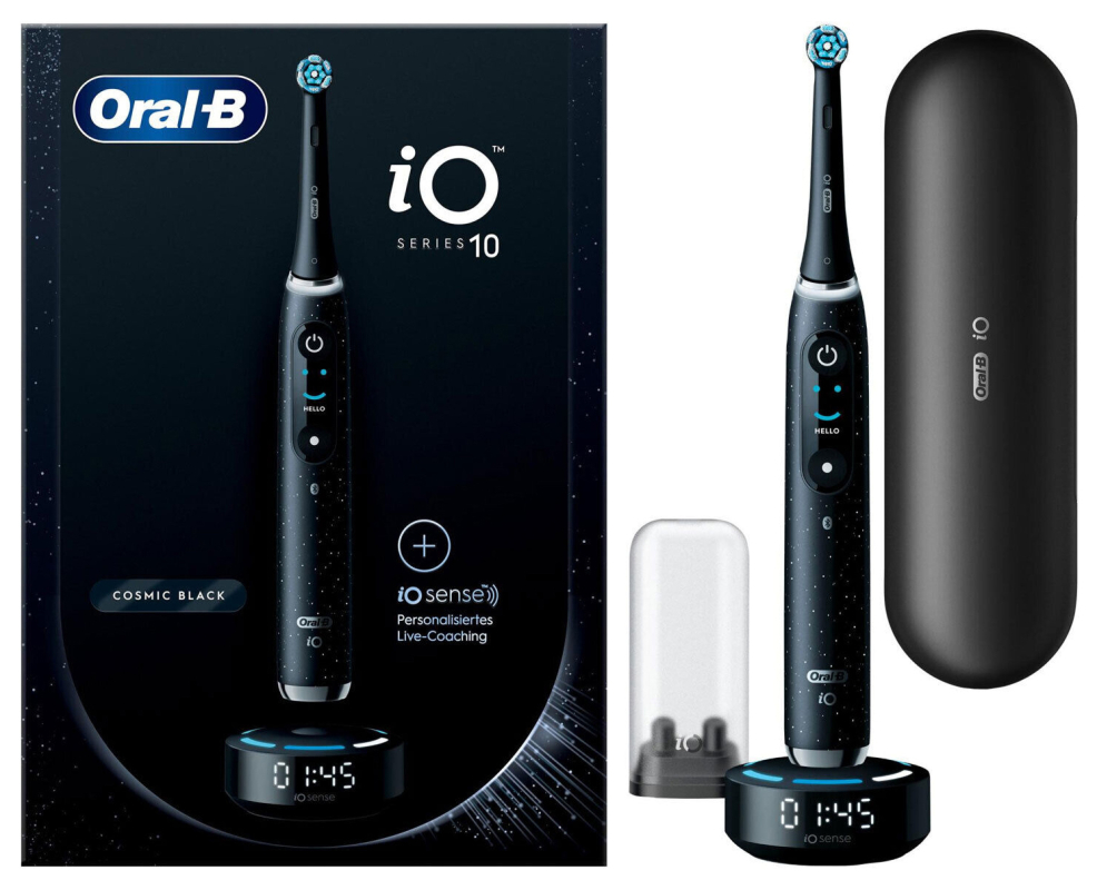 Электрическая зубная щетка Oral-B iO 10, космический черный Фото-3
