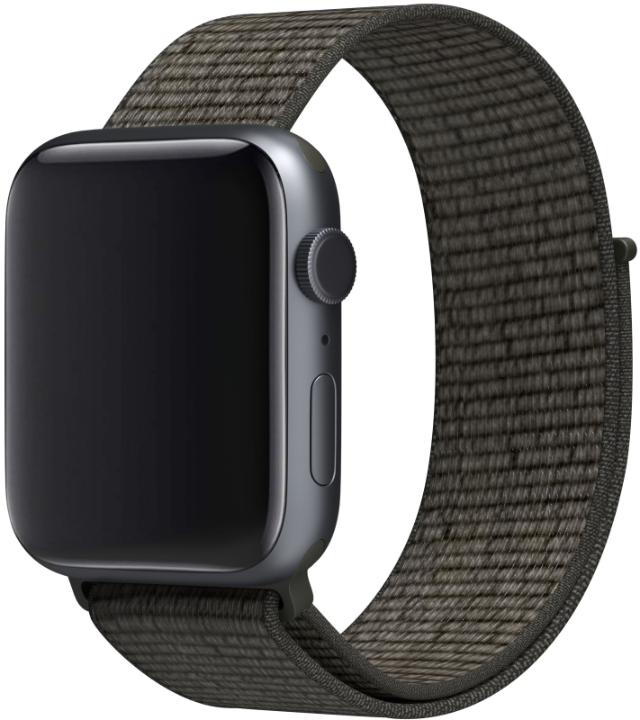 Ремешок moonfish для Apple Watch 42/44/45/46/49 мм, нейлон, оливковый