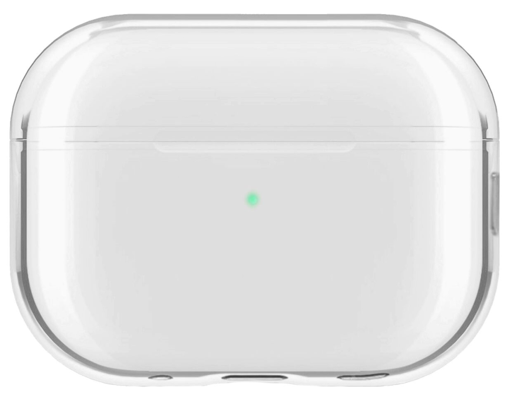 Чехол moonfish для AirPods Pro 2, пластик, прозрачный Фото-3