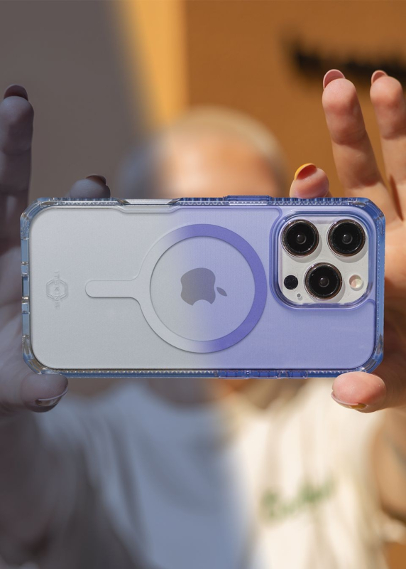 Чехол Itskins HYBRID R MOOD MagSafe для iPhone 16 Pro, сиреневый Фото-5