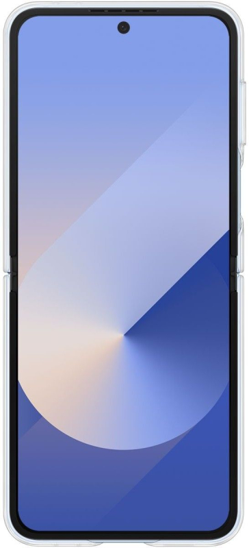 Чехол Samsung Clear Case Flip6 прозрачный Фото-5