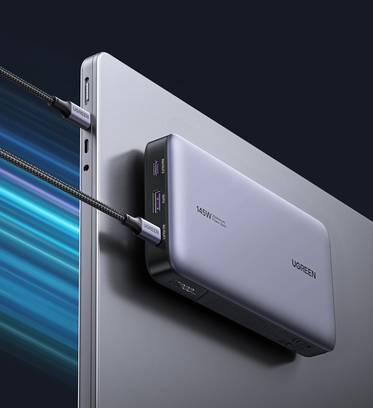 Внешний аккумулятор UGREEN PB205, 25000mAh, темно-синий Фото-2
