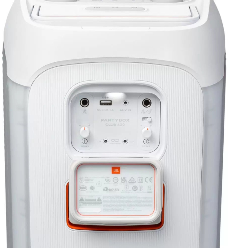 Акустика стационарная JBL PartyBox Club 120, белый Фото-10