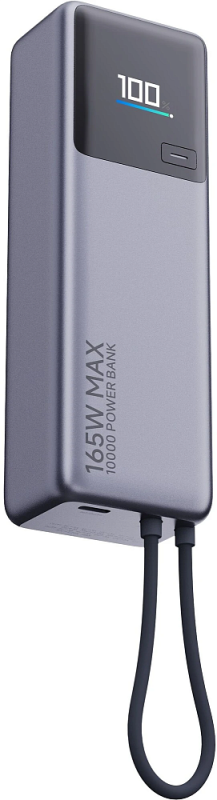 Аккумулятор внешний Xiaomi 165 Вт Power Bank 10000 мАч, серый Фото-3