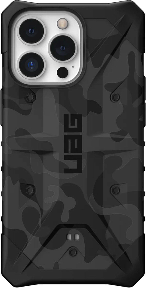 

UAG Чехол Pathfinder SE для iPhone 13 Pro, поликарбонат, черный камуфляж