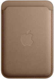 Чехол-бумажник Apple FineWoven MagSafe для iPhone, серо-коричневый