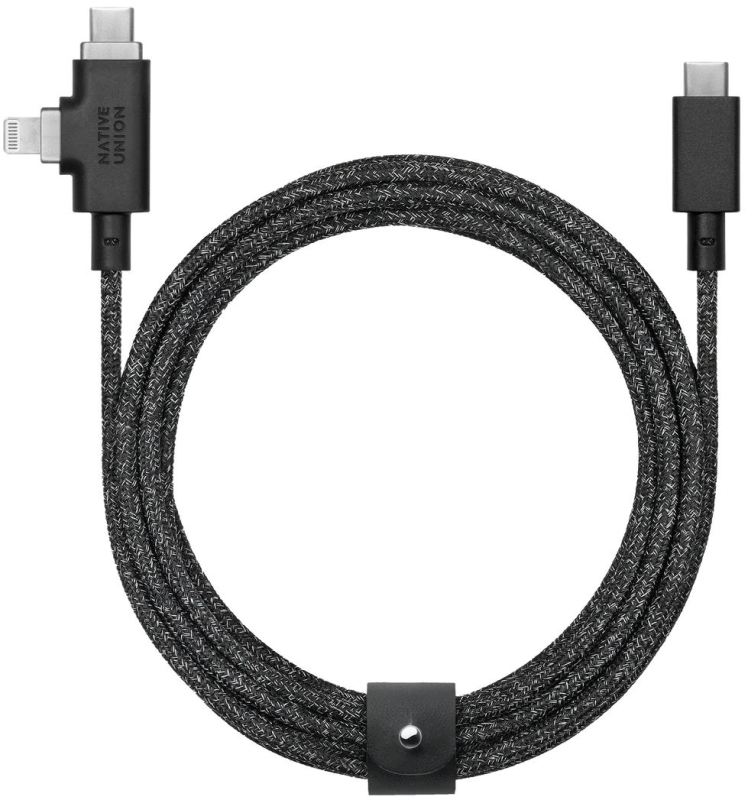 Кабель Native Union USB-C/Lightning, 240 Вт, 2,4 м, серый космос Фото-2