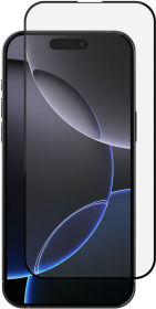 Стекло защитное алюмосиликатное uBear для iPhone 16 PLus, Extreme 3D, черный