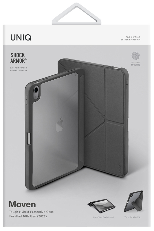 Чехол Uniq Transforma для iPad 10.9 (2022), серый Фото-6
