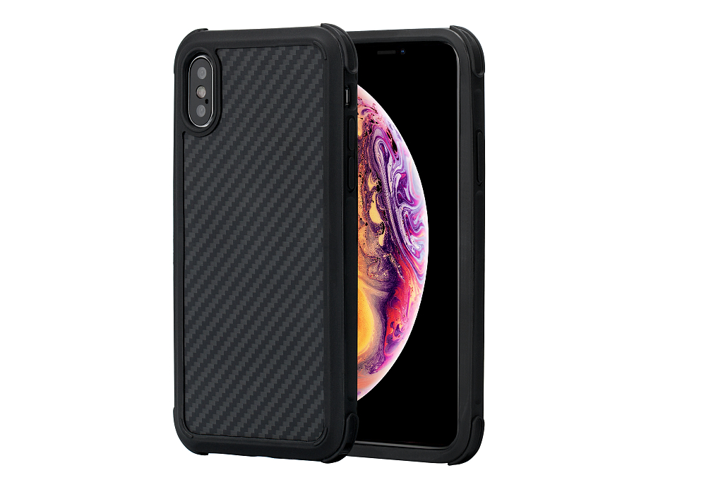 

Чехол MagCase PRO для iPhone XS, черный-серый