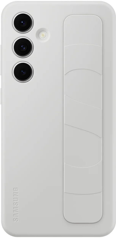 Чехол Samsung Standing Grip Case S24FE серый