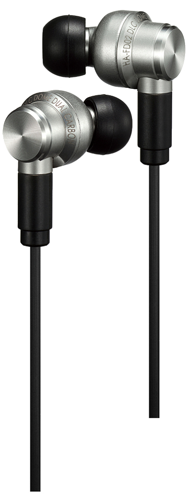 

JVC Проводные наушники HA-FD02-F, серый