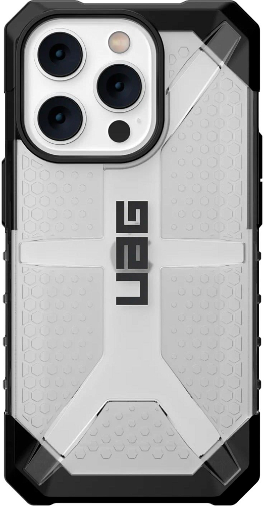 

UAG Чехол Plasma для iPhone 14 Pro, «матовый лёд», Светло-серый