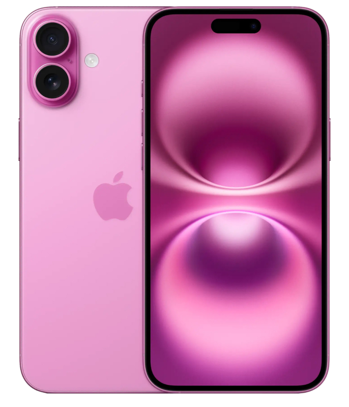 Apple iPhone 16 Plus SIM 128 ГБ, розовый
