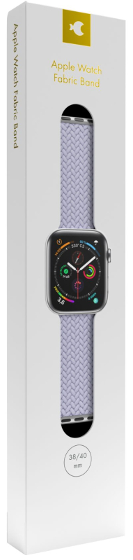 Ремешок moonfish для Apple Watch 38/40/41/42 мм, нейлон, фиолетовый дымчатый Фото-3
