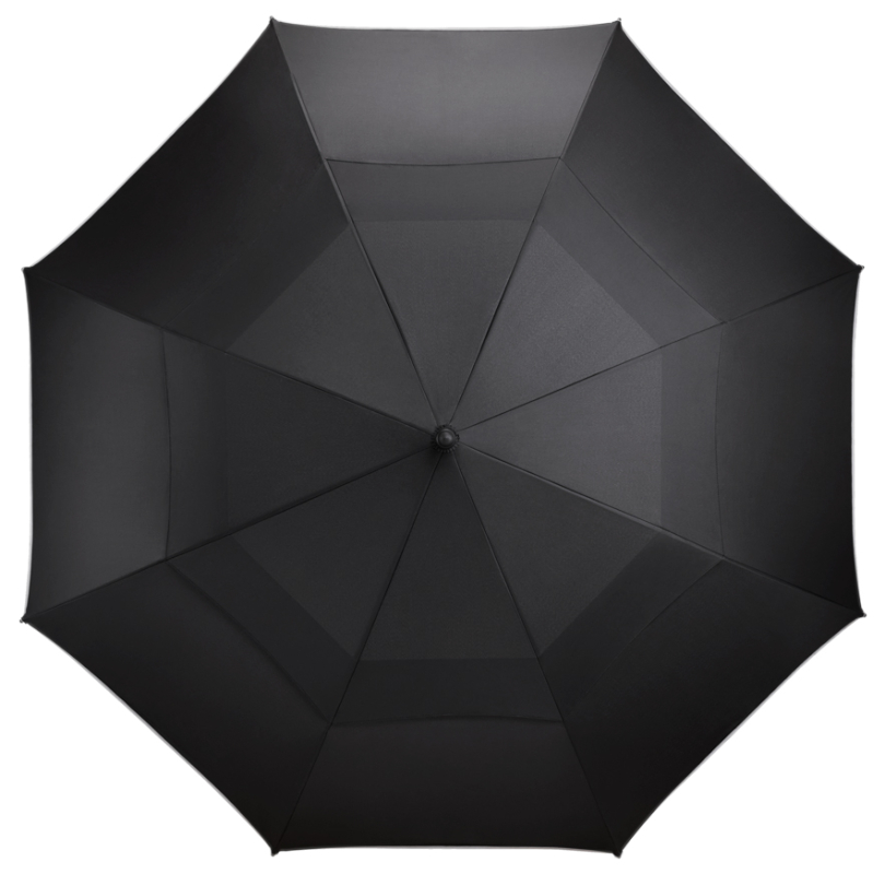 Зонт автоматический двухслойный Ninetygo Double-Layer Windproof Golf Umbrella, Черный Фото-2