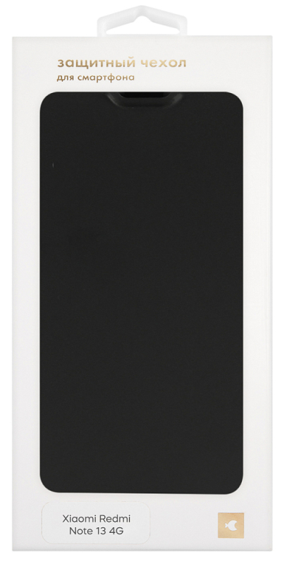 Чехол-книжка moonfish для Redmi Note 13, полиуретан, черный Фото-6