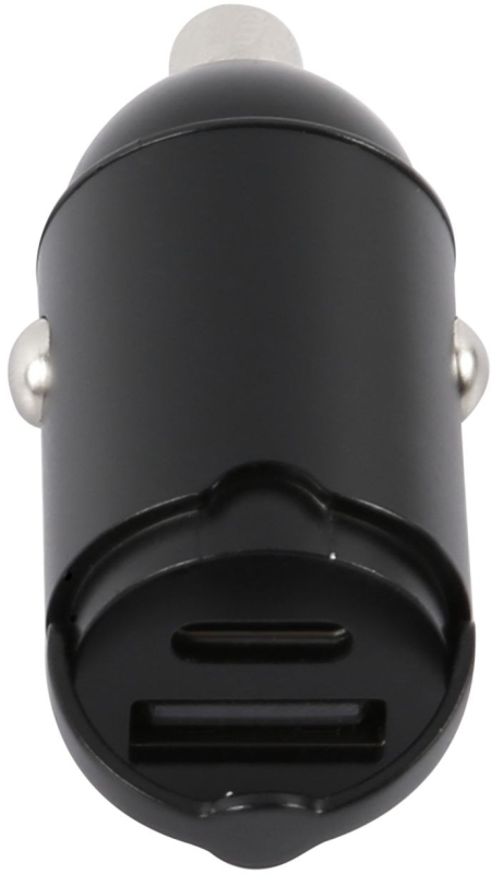 Автомобильное зарядное устройство moonfish USB+USB-C, PD, 45Вт, черный Фото-2