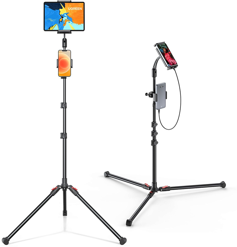 

Штатив-держатель UGREEN LP585 Tripod Stand, черный, Штатив-держатель LP585 Tripod Stand, черный