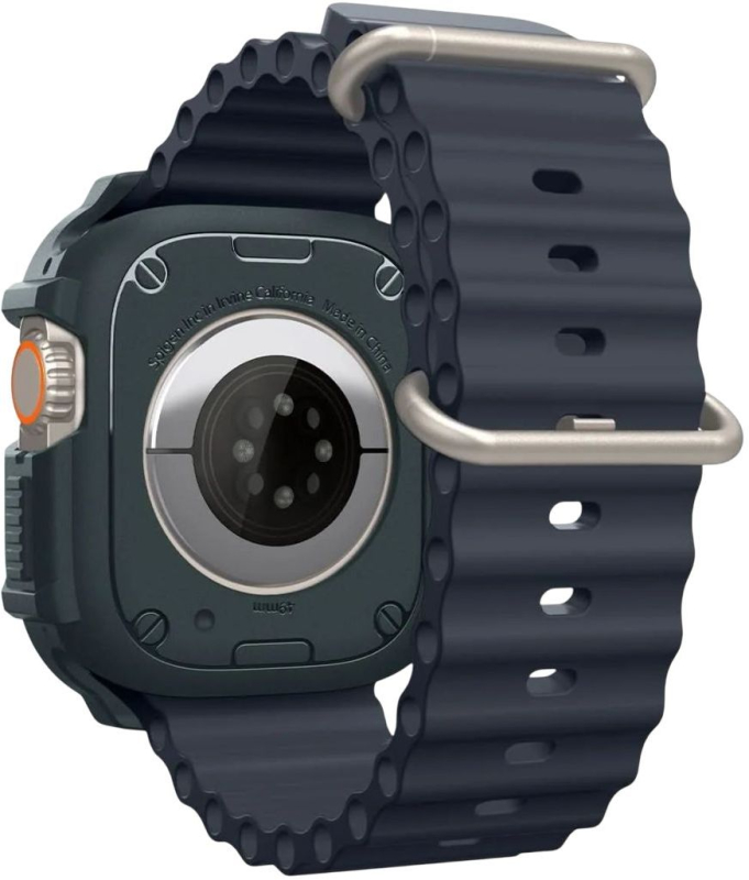 Чехол Spigen Rugged Armor для Apple Watch Ultra, 49 мм, зеленый Фото-5