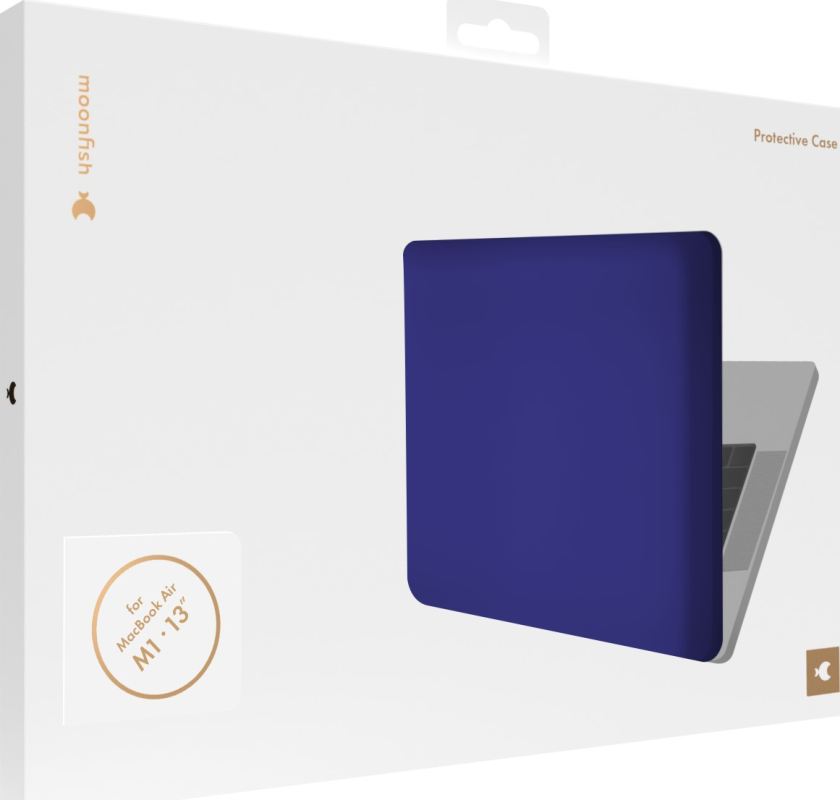 Накладка moonfish для MacBook Air 13" (M1), soft-touch, синий Фото-2