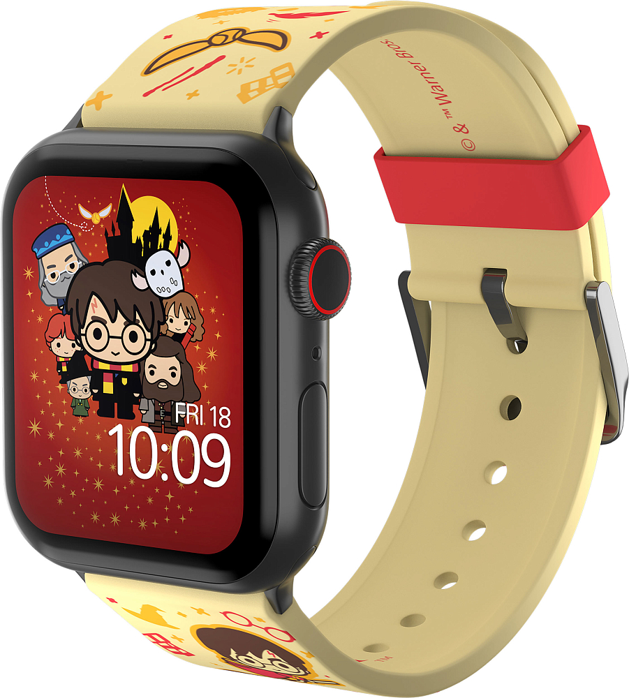 

Ремешки MobyFox, Жёлтый, Ремешок для Apple Watch Harry Potter Cartoon, силикон, желтый