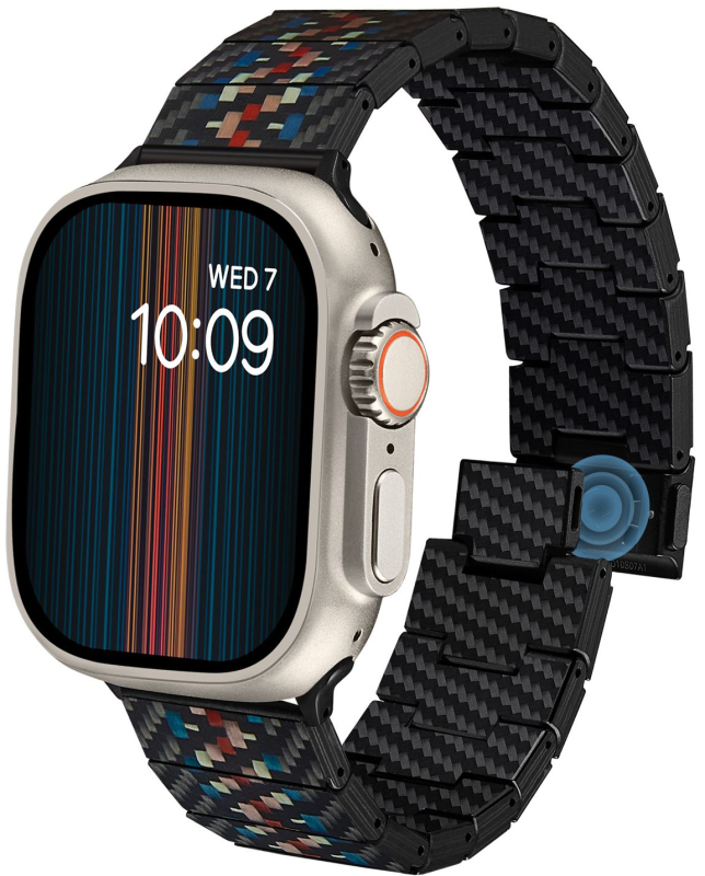 Ремешок Pitaka Modern Rhapsody для Apple Watch, 41/49 мм, карбон