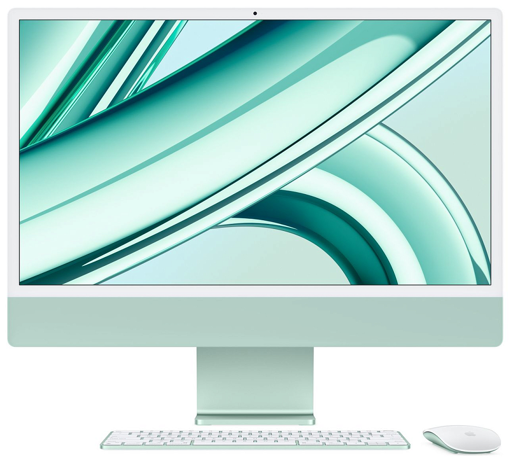 

Apple iMac 24" Retina 4,5K, M3 (8C CPU, 10C GPU, 2023), 8 ГБ, 512 ГБ SSD, зеленый, iMac 24" Retina 4,5K, M3 (8C CPU, 10C GPU, 2023), 8 ГБ, 512 ГБ SSD, зеленый