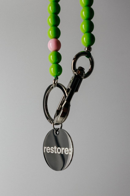 Бусы restore: х Krivokoso для телефона, зеленый Фото-2