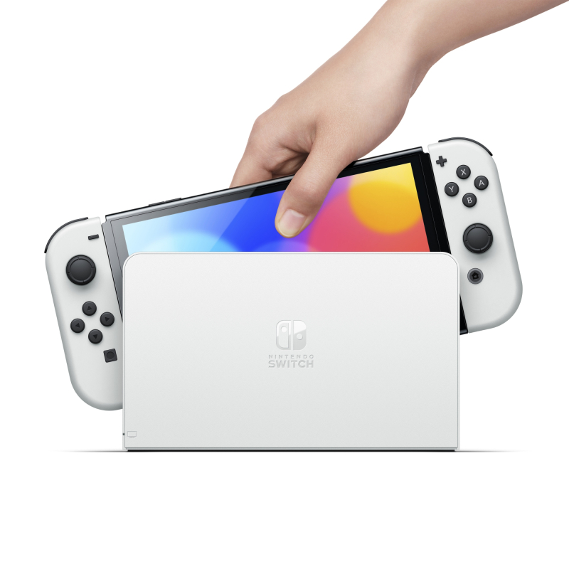Игровая приставка Nintendo Switch OLED Model 64 ГБ, белый Фото-3