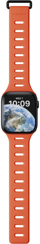 Ремешок Native Union Active Strap для Apple Watch 38/40/41 мм, S, силикон, оранжевый+серый Фото-4