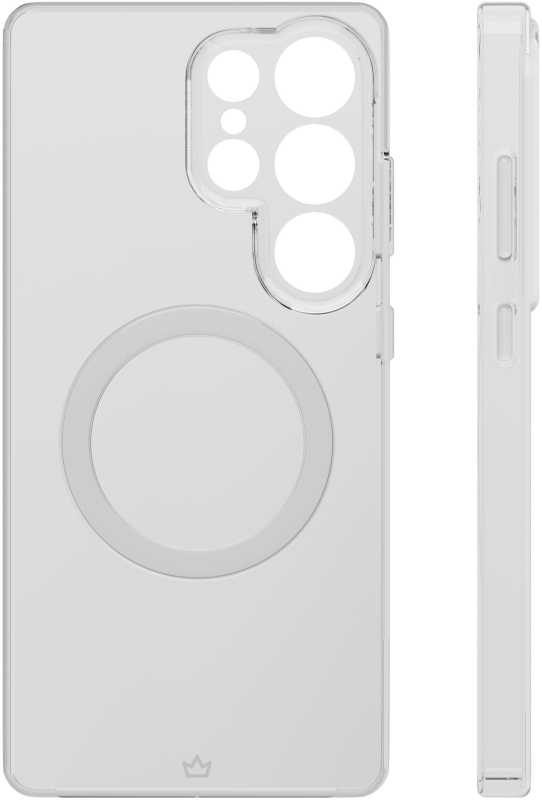 Чехол VLP Puro Case MagSafe для Galaxy S25 Ultra, поликарбонат, прозрачный Фото-4