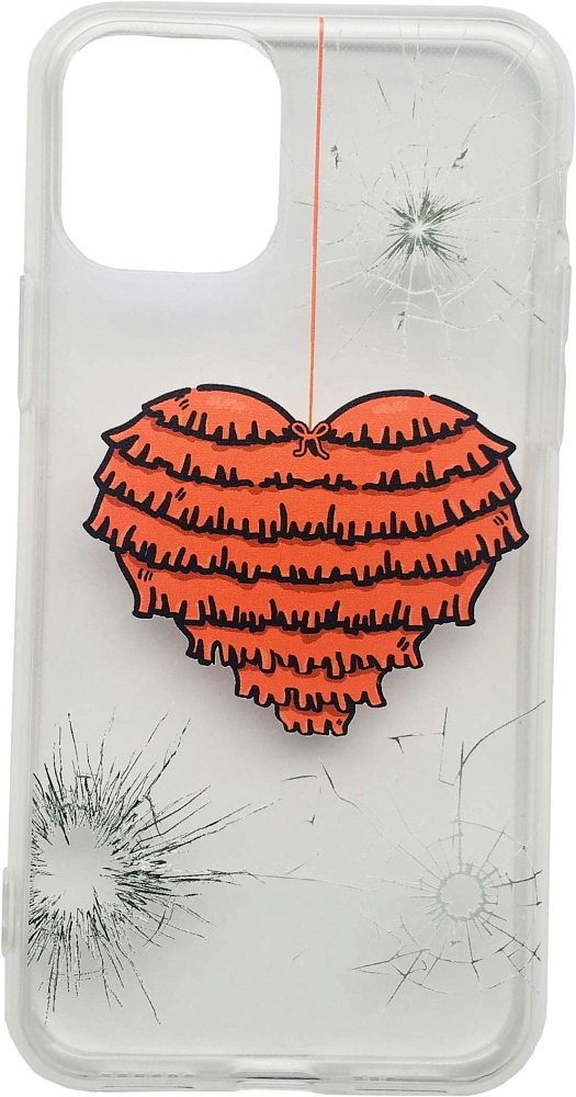 

Чехол для iPhone 11 Pro, Heart, прозрачный