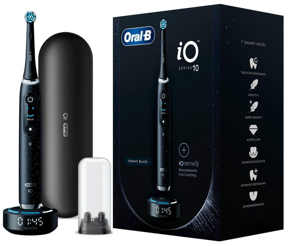 Электрическая зубная щетка Oral-B iO 10, космический черный Фото-4