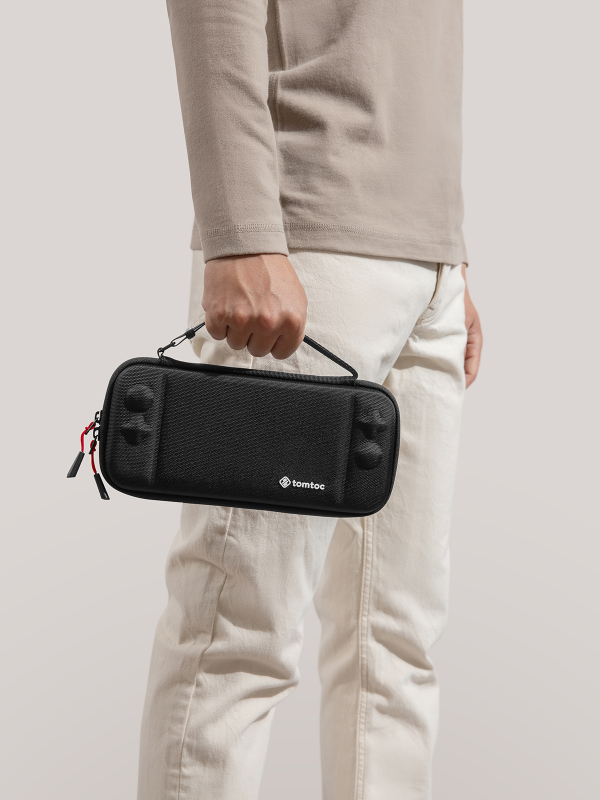 Чехол Tomtoc для Nintendo Switch OLED Slim Case, черный Фото-5