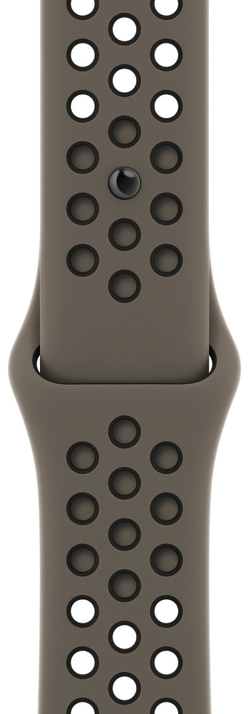 

Apple Ремешок Watch 41 мм Olive Grey/Black Nike Sport Band, оливковый