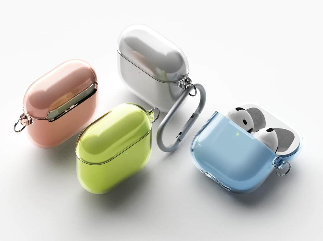 Чехол Elago Clear Hang Case для AirPods 4, силикон, желтый Фото-3