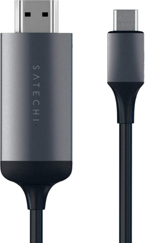 Кабель Satechi USB-C - HDMI 4K, 1.8м, серый космос Фото-2