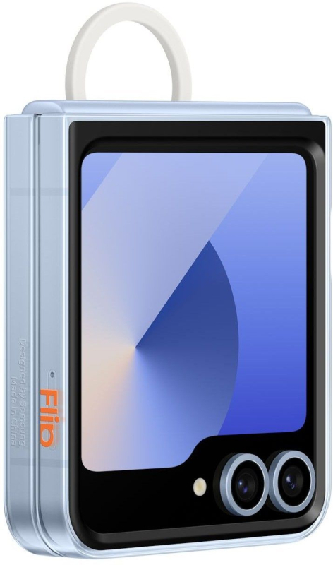 Чехол Samsung Clear Case Flip6 прозрачный Фото-2