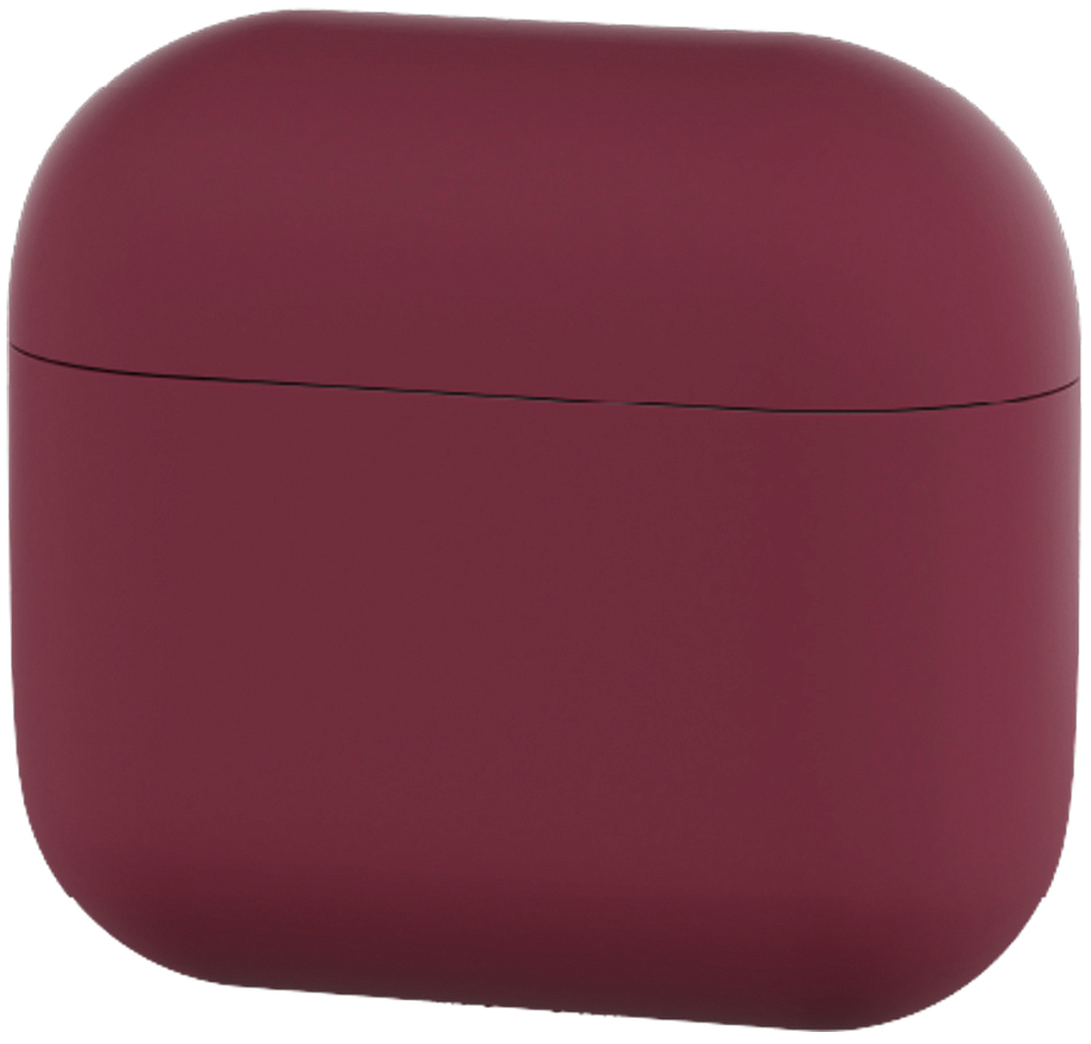 

moonfish Чехол для AirPods 3, силикон, слива, Сливовый