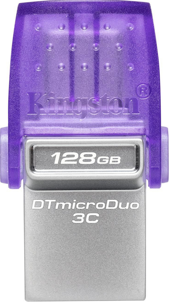 

Kingston Флеш-накопитель DataTraveler MicroDuo 3C, 128 Гб, фиолетовый