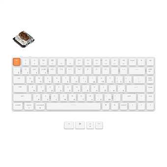 Клавиатура Keychron K3 без подсветки Brown Switch, белый