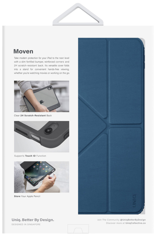 Чехол Uniq Moven Capri для iPad 10.9 (2022), голубой Фото-7