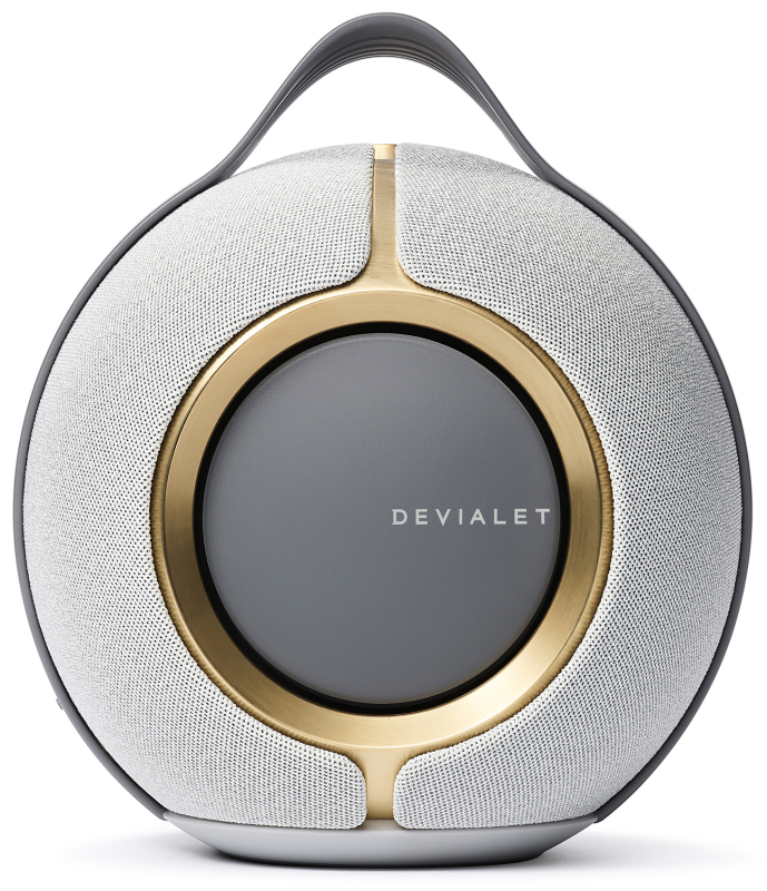 Акустика портативная Devialet Mania Opéra de Paris, светло-серый/золото Фото-4