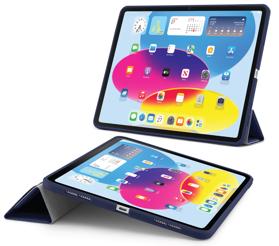 Чехол Pipetto для iPad 10.9 (2022) Origami Case, темно-синий Фото-4