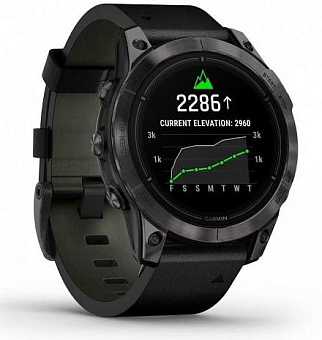 Умные часы Garmin Epix Pro (2-го поколения), титановый черный