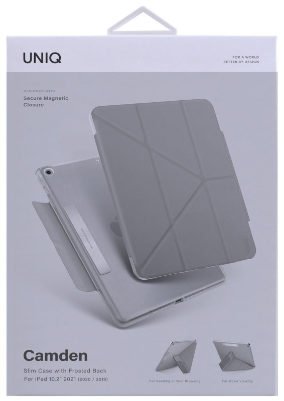 Чехол Uniq Camden для iPad 10.2, серый Фото-4