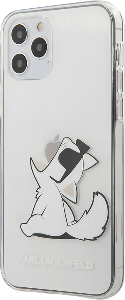 

Чехлы Karl Lagerfeld, Прозрачный, Чехол Lagerfeld Choupette Fun для iPhone 12/12 Pro, прозрачный