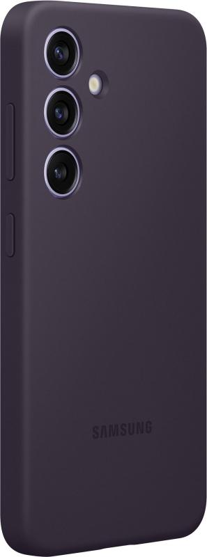 Чехол Samsung Silicone Case S24 темно-фиолетовый Фото-3