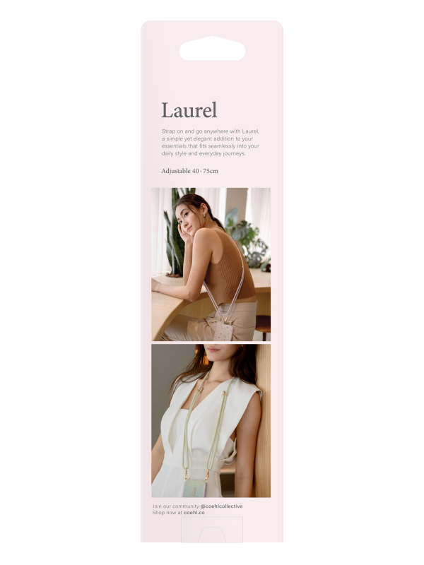 Шнурок на шею Uniq Coehl Laurel Lanyard, светло-розовый Фото-4